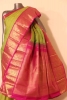 Parrot Green Wedding Kanchipuram Silk Saree